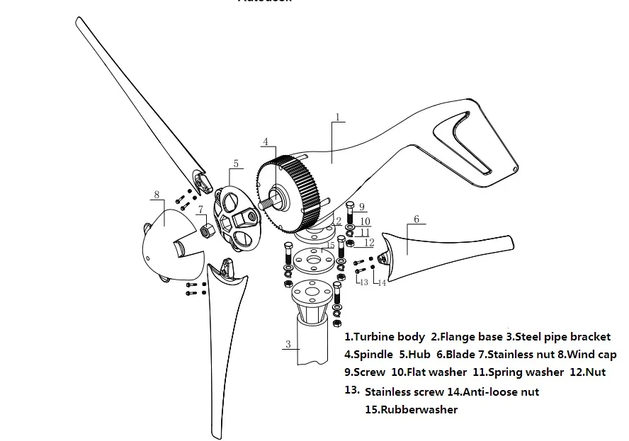 Новое поступление небольшой генератор энергии ветрогенератор/макс. 600 Вт 12 В/24 В
