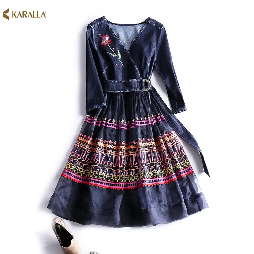 Высокое качество 2017 женщин Весна-осень взлетно-посадочной полосы моды charmbeautiful