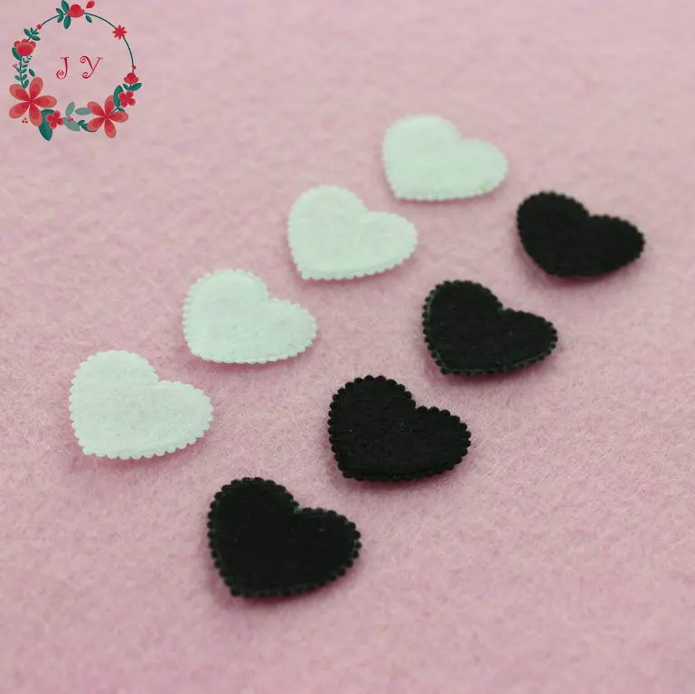 1000 шт. Детские фетровые нашивки в форме сердца 17x20 мм|fabric patch|felt appliquepatches patches |