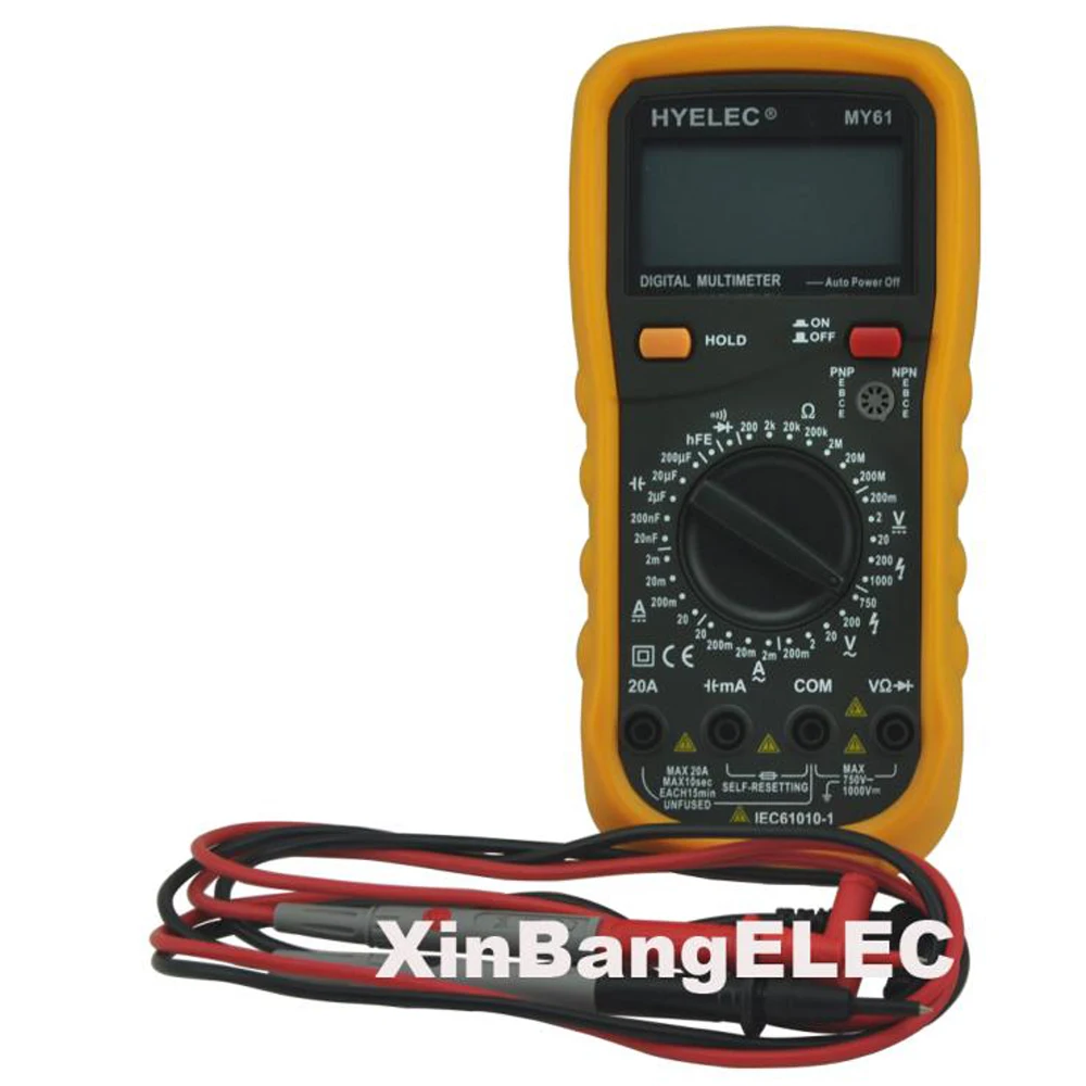 Цифровой мультиметр w/емкость и транзистор тест аналоговый LCR метр амперметр