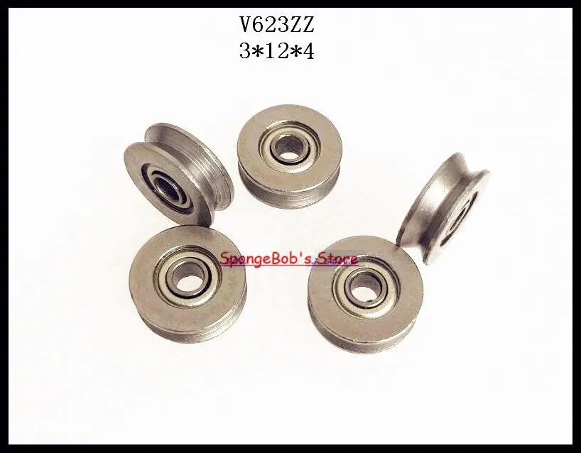 20 шт./лот V623ZZ V623 623VV 3x12x4 мм V канавка из углеродистой стали глубокий