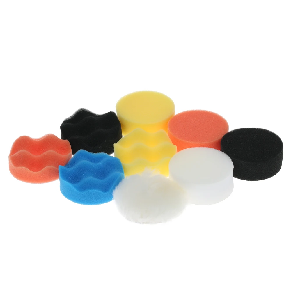 Новинка 11 шт. автомобильные полировальные прокладки восковая пена Полировочная