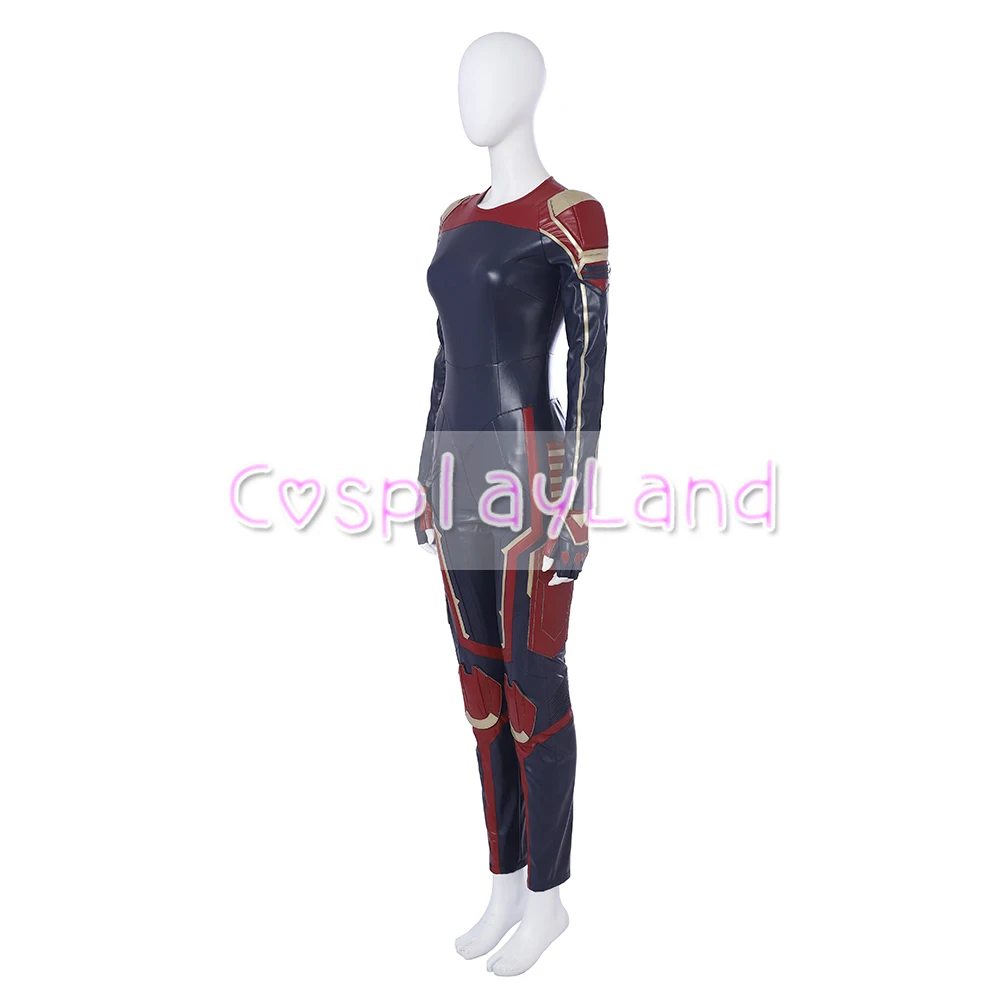 Костюм капитана Марвел для косплея Carol Danvers костюмы супергероя для Хэллоуина мисс Марвел комбинезон косплей костюм Карл костюм кары Дэнверс