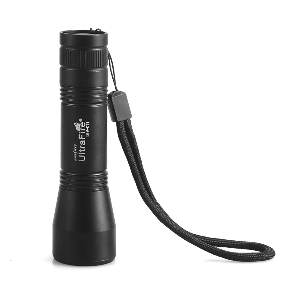 UltraFire Мини DIV CT1 телескопический зум тактический фонарик LED CREE cave Охота Ночная езда