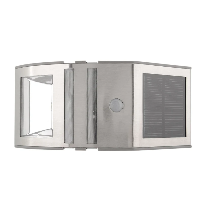 Настенный светильник из нержавеющей стали с датчиком движения