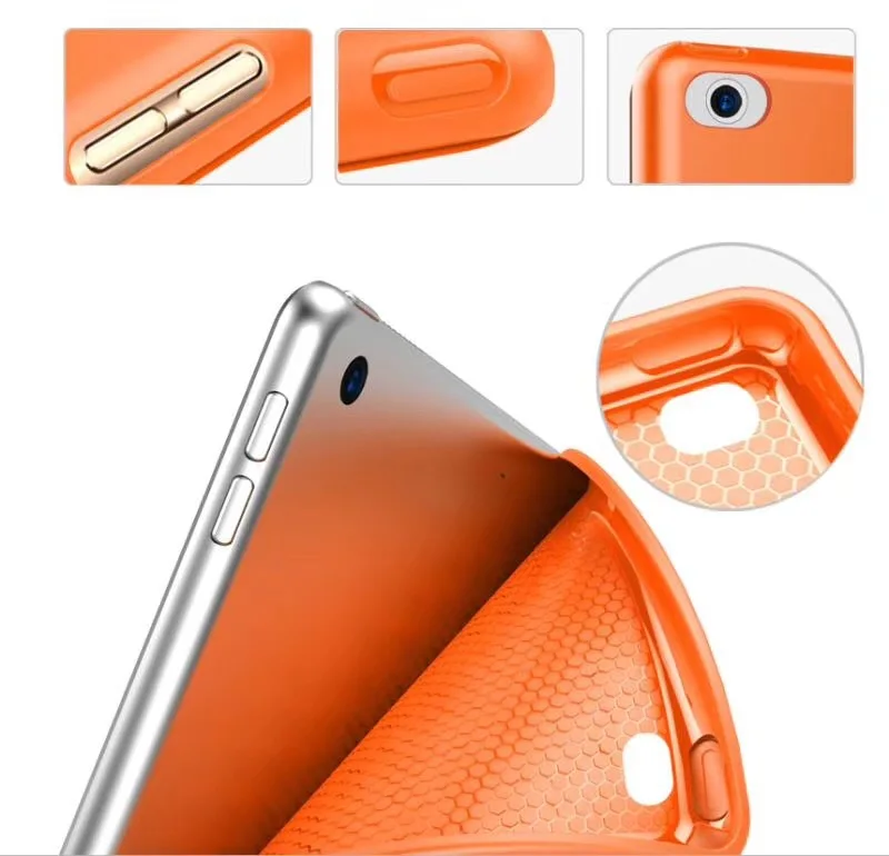 Чехол для iPad Mini 5, чехол-книжка из искусственной кожи, трехслойный чехол-подставка с функцией автоматического сна/пробуждения, умный чехол для iPad, A2133, A2124, A2125, A2126
