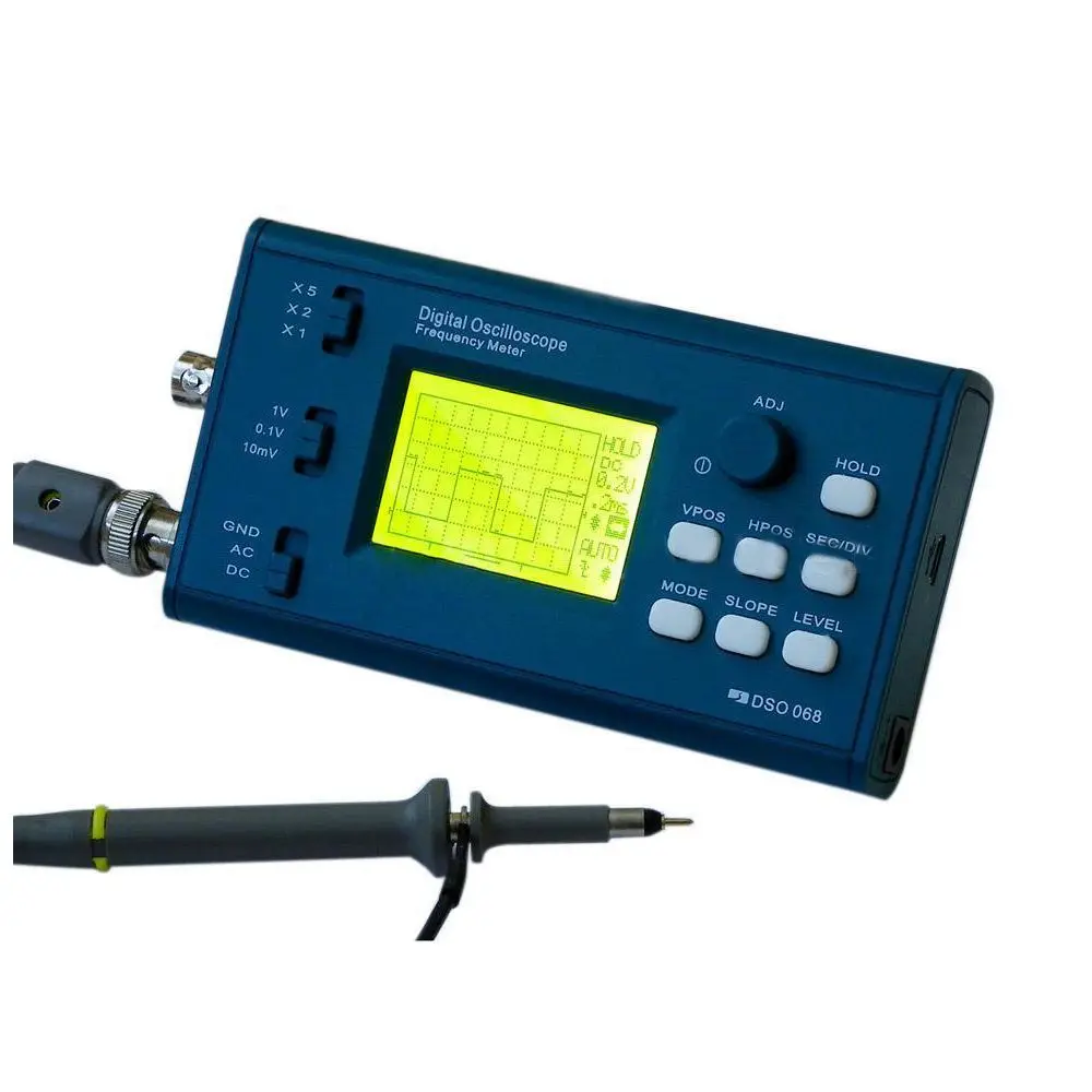 New Digital DSO068 USB Oscilloscope/Frequency Meter DIY Kit 20MSa/s 3MHz | Инструменты