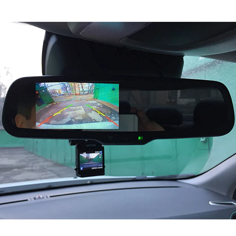 Sinairyu 4.3" TFT LCD Car Rear View Bracket Mirror Monitor RCA Video Player Input For Ford Focus Mondeo Max Fiesta Explorer |