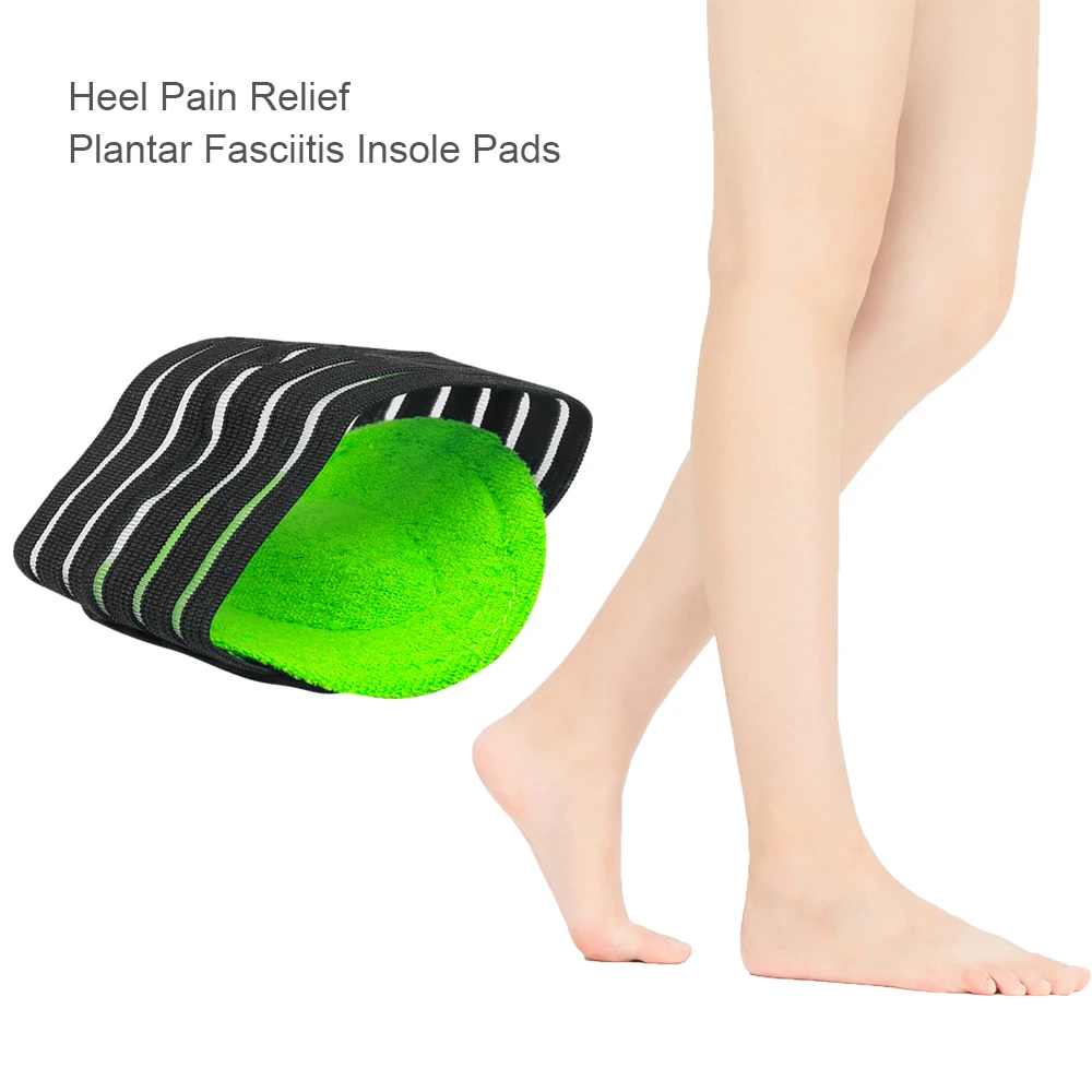 2 шт. поддержка свода стопы подошвенный Fasciitis боль в пятке помощь Run-up Pad Корректор ног Уход за ногами инструмент плоские ортопедические