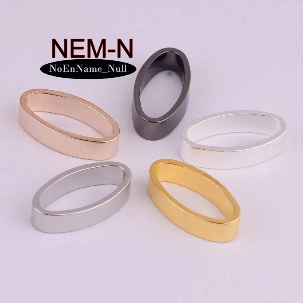 10 шт./лот NEM-N 16*8 5 мм черный цвет Овальный трек зеркало манго регби глаз Форма