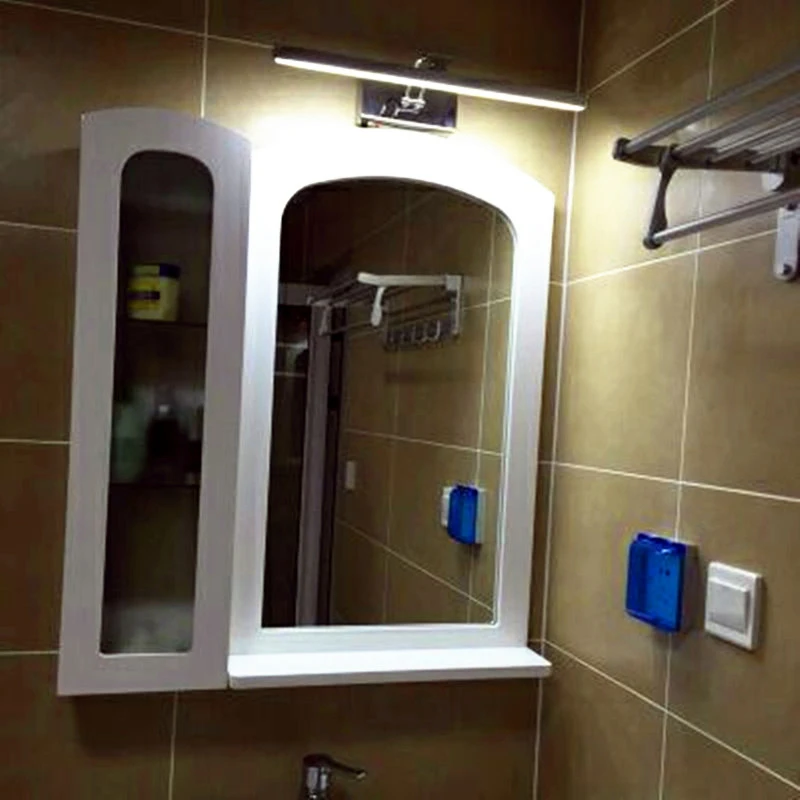 400 мм рок н зеркало для ванной комнаты светильник светодиодный спальня Рабочий