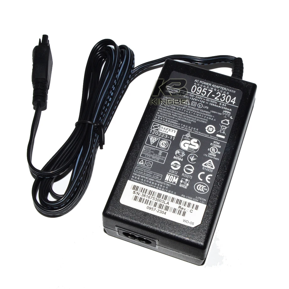 Новый 0957 2304 двойной выход adpter для HP OfficeJet 6100 6700 Photosmart 7510 7520 pro источник питания 32V