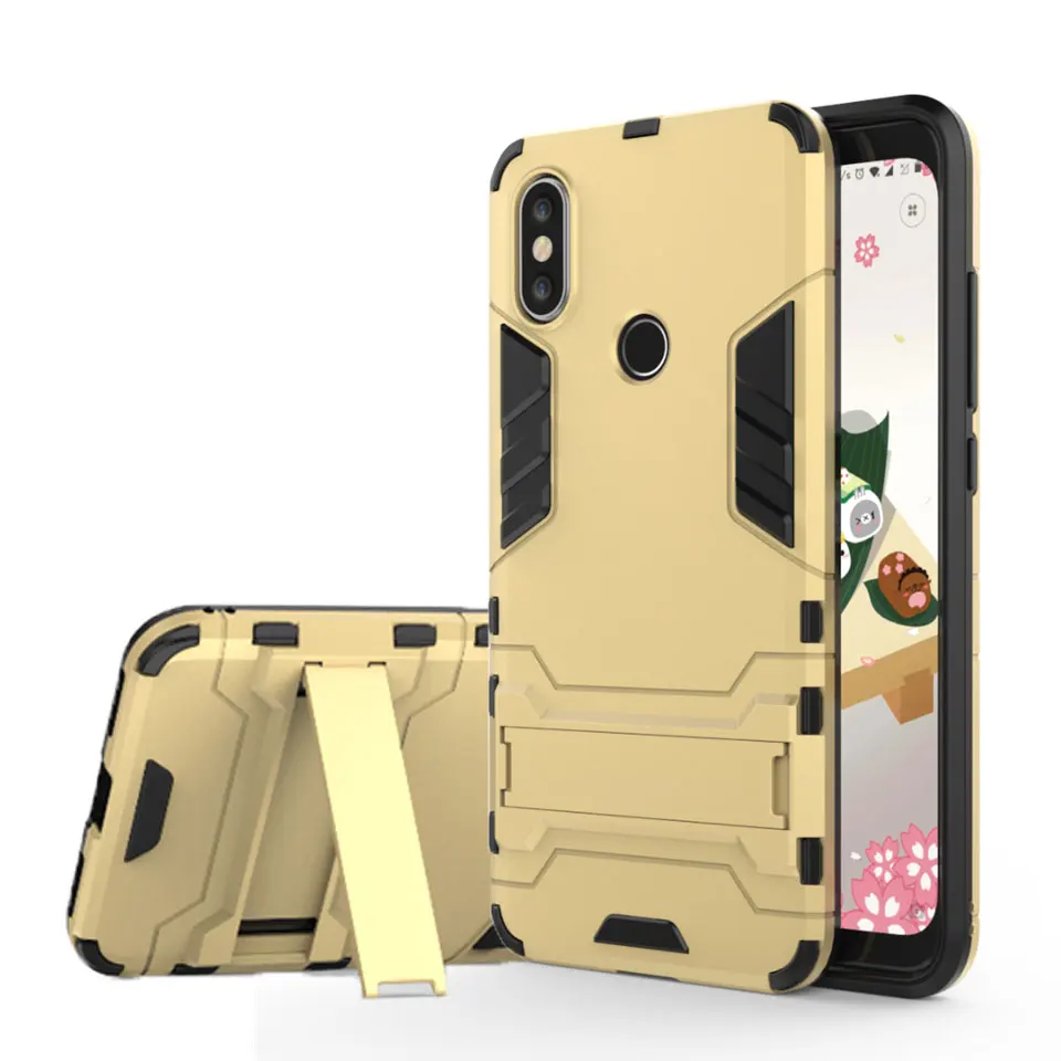 Защитный противоударный ТПУ + пластиковый гибридный 2 в 1 чехол для XiaoMi A2 Lite A1 8 SE 6 5C