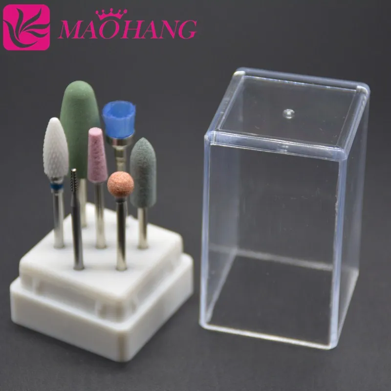 MAOHANG 7 шт./компл. твердосплавная фреза cermaic насадка для ногтей набор сверл наборы