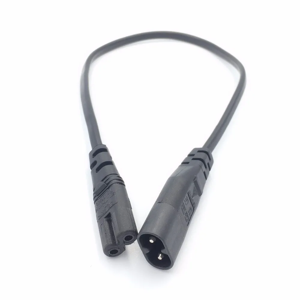 IEC320 C8 штекер к C7 Женский удлинитель питания шнур для PDU UPS кабель конвертер 0 3 м/1 8