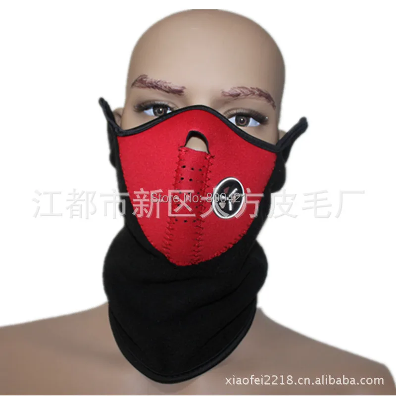 100 шт./лот Лыжная маска мотоциклетные головные уборы теплая для щек респираторные