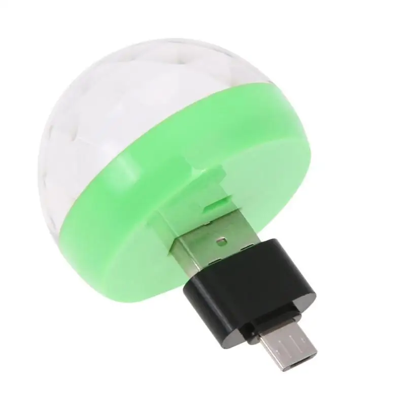 Портативный мини USB светодиодный диско-шар Вечерние огни домашние вечерние лампы светодиодный Рождественский Декор проектор вращающееся зеркало диско-шар