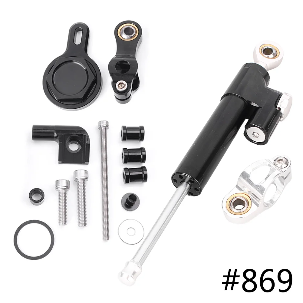 

For Yamaha YZF R1 Steering Damper Stabilizer w/ Bracket Set Saftety Control 1999-2005 Anodized Aluminum Motorcycle Parts
