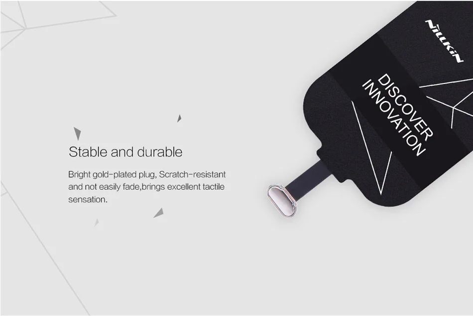 NILLKIN Qi Беспроводное зарядное устройство приемник для iPhone 7 6 6s 5 Micro usb type C беспроводной зарядный разъем для samsung Xiaomi huawei