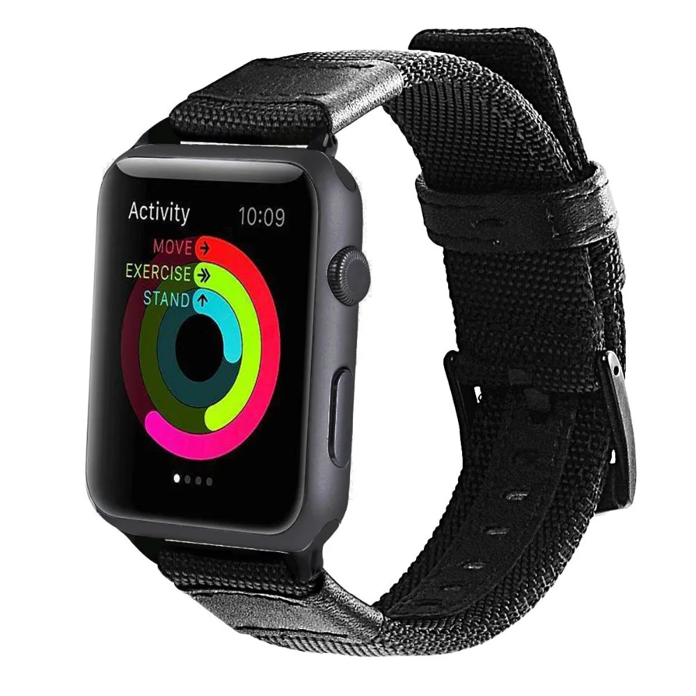 Высококачественный ремешок для Apple Watch 40 мм 44 мм для iwatch 4 3 2 1 нейлоновая петля 38 мм 42 мм серия 5