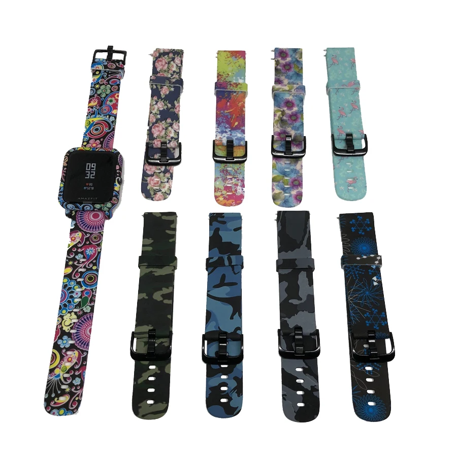 20 мм ремешок для часов Amazfit Bip Band+ PC защитный чехол крышка оболочки протектор для Xiaomi Huami Amazfit Bip Bit Lite Смарт-часы