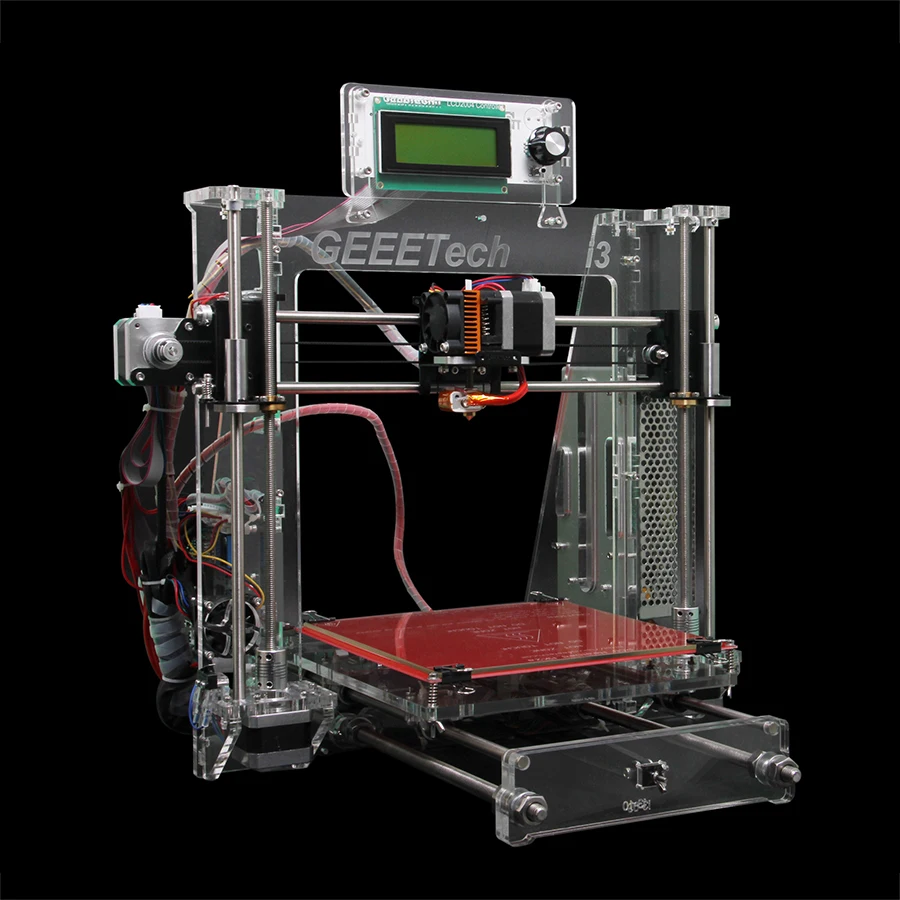 Новейший Geeetech i3 3D принтер прозрачная акриловая рамка Impressora DIY Набор машина 5