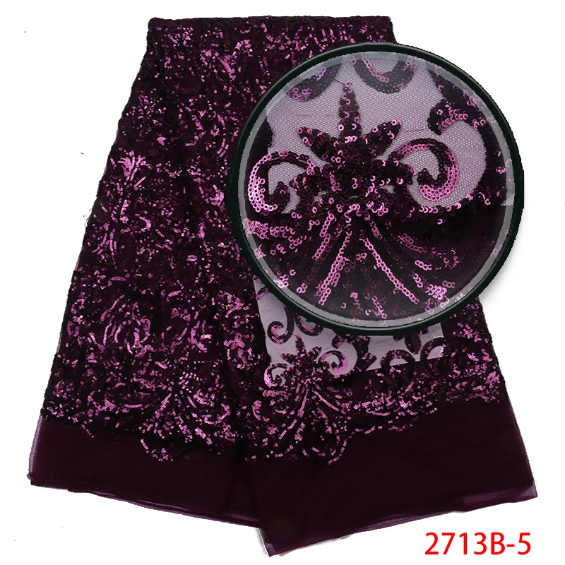 Новейшая африканская кружевная ткань 2019 Высококачественная нигерийская