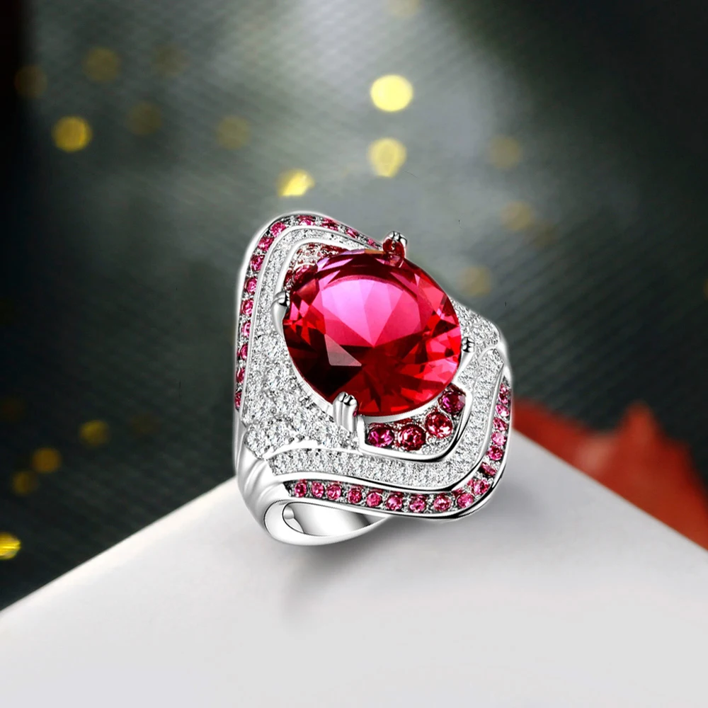 Стерлинговое серебро бриллиант кольца для женщин Персонализированные Серебро 925