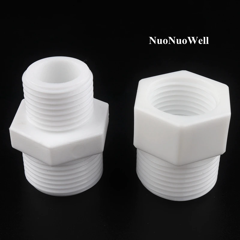 5pcs/lot 1/2" 3/4" 1" Male/Female Thread Reducer Joint Bushing Joint Garden Irrigation Fittings Water Pipe Connector Repair Tool