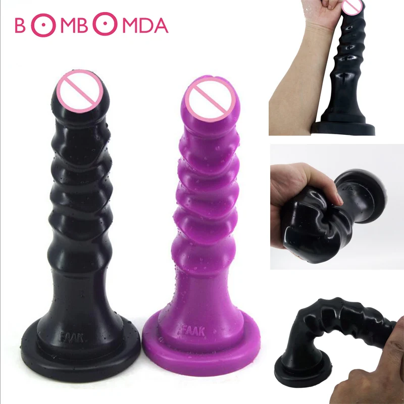 Big Dildo Anal Plugs Simulation Soft Silicone Penis Anus Butt Plug anal Beads Fetish Chastity Adult Games Sex Toys For women |