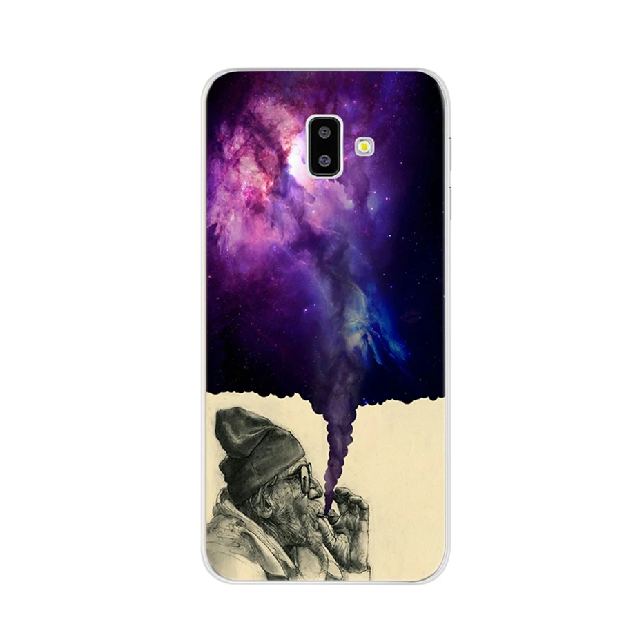 Лимонно-желтый Чехол для samsung J4 J6 Plus J8, чехол из ТПУ, силиконовый мягкий чехол для телефона, чехол для samsung Galaxy J4 J6 Plus, чехол - Цвет: Лимонно-желтый