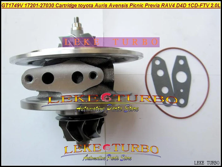 Турбокомпрессор CHRA GT1749V 17201-27030 721164 Для TOYOTA Auris Avensis для пикника Previa RAV4 D4D 021Y 1CD-FTV 2.0L |