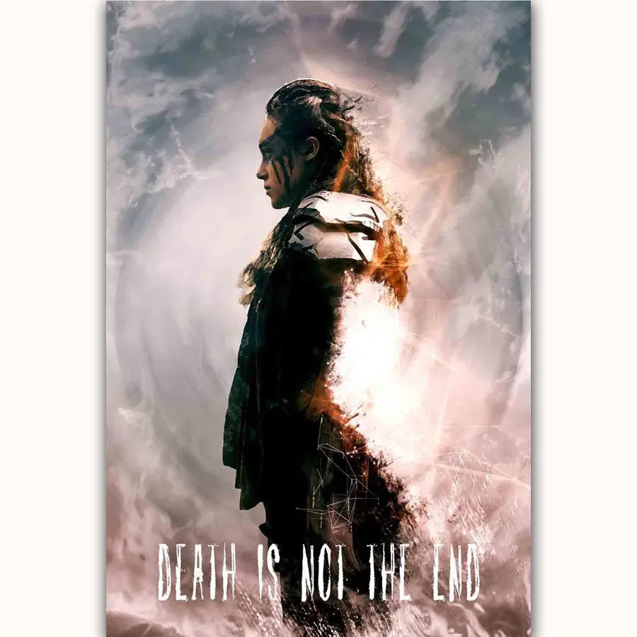 Популярная новинка сериал США TV Show Lexa The 100 Шелковый художественный плакат
