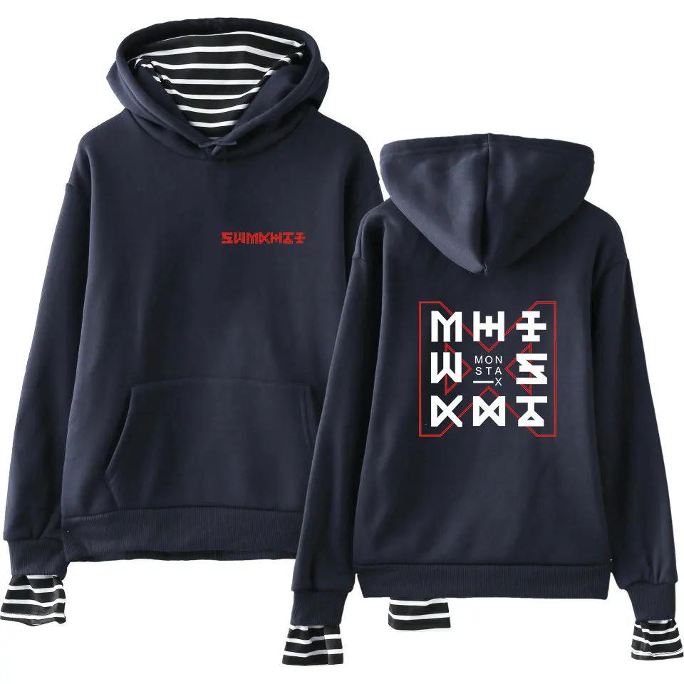 Новинка флисовый спортивный костюм kpop MONSTA X Wonho YOOKIHYUN I.M jooheon из двух предметов