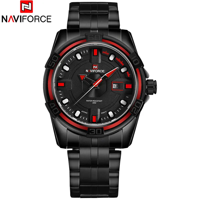 Naviforce Лидирующий бренд Для мужчин спортивные часы Мужчин's Военная Униформа