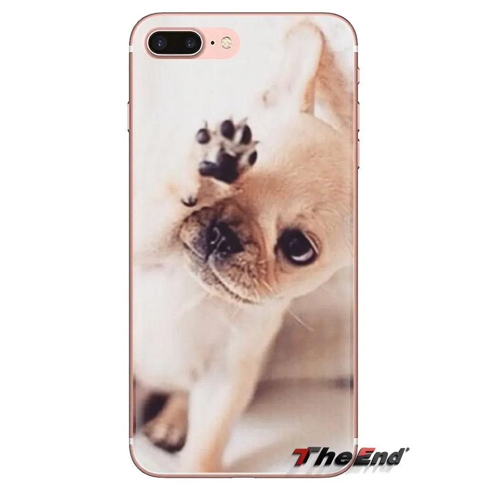 TPU Transparent Skin Cover For Huawei Mate Honor 4C 5C 5X 6X 7 7A 7C 8 9 10 8C 8X 20 Lite Pro French Bulldog I Love My Dog Photo |