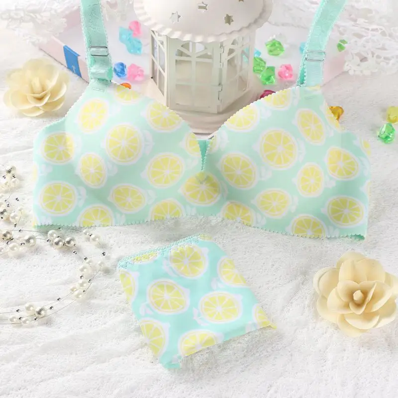 Fashion Deep V Sexy Brassiere Underwear Seamless Wire Free Bras For Women Lady Striped Push Up Bra Y6 | Женская одежда