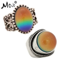 2pcs vintage ring set of rings on fingers mood ring that changes color wedding rings of strength for women men jewelry 003 045
