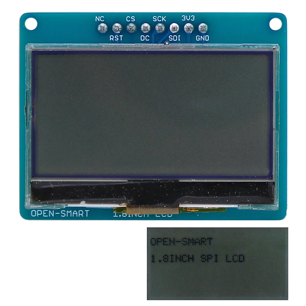 Монохромный экран с ЖК дисплеем OPEN SMART 3 В 1 8 дюйма 128*64 серийный SPI для Arduino Nano Pro