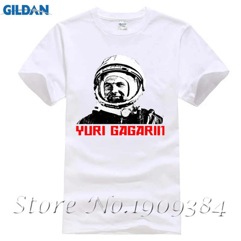 Юрий Гагарин русский Новая мода человек футболка хлопок O Средства ухода за кожей