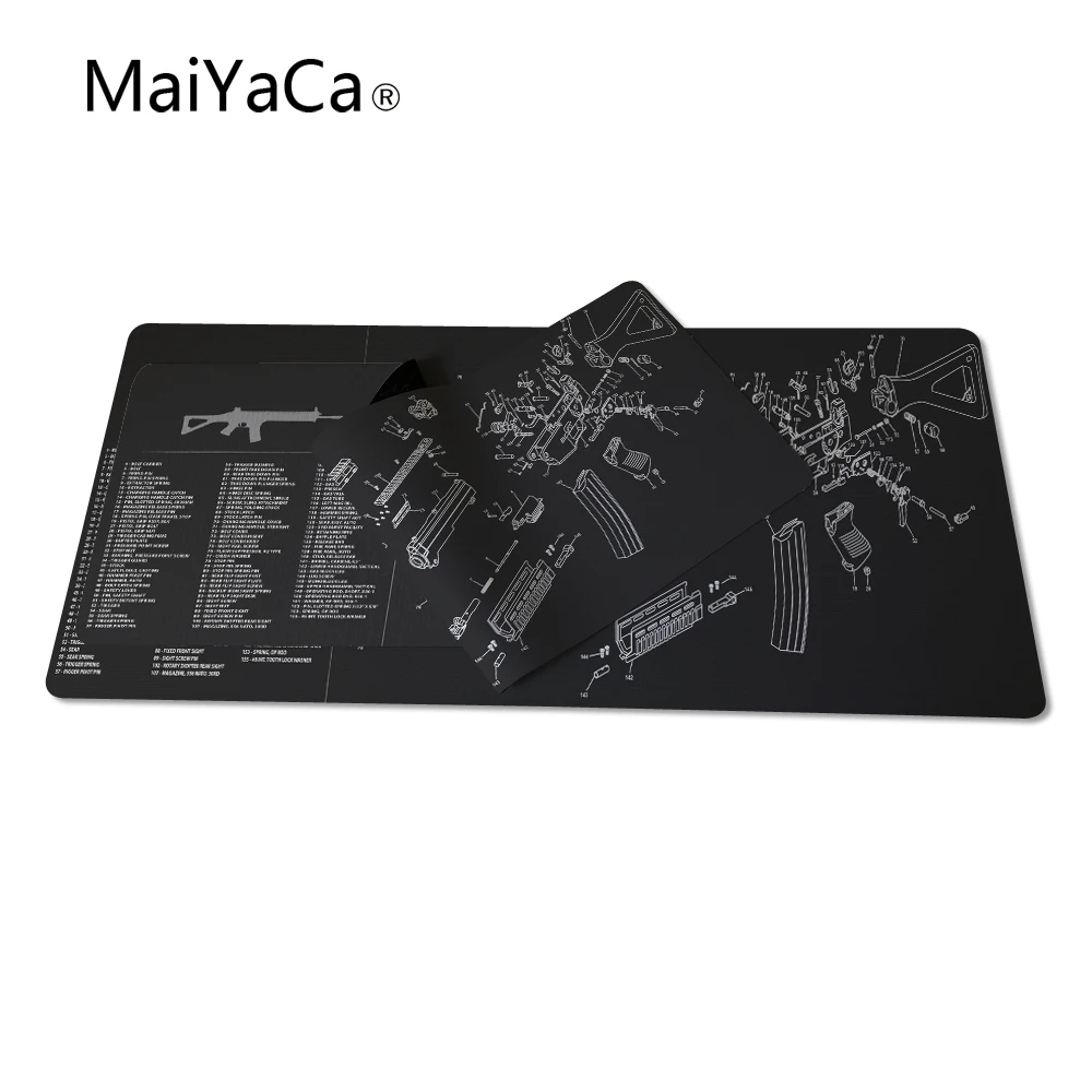 MaiYaCa TAC2 детали для оружия команды 400x900x2 мм Противоскользящий коврик для мыши геймер большой профессиональный игровой коврик для мыши Grande клавиатура