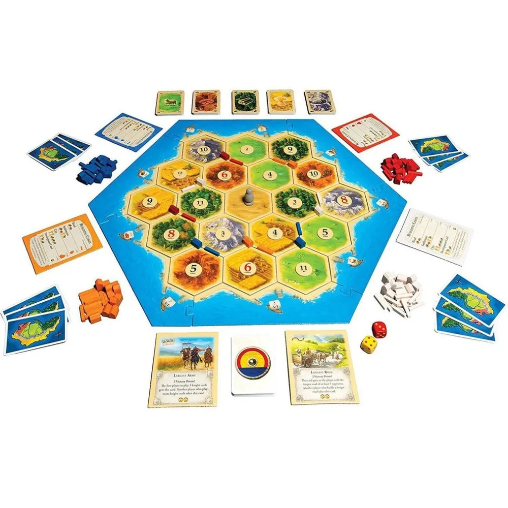Catan семейная настольная игра забавные карточные игры игрушки образовательная