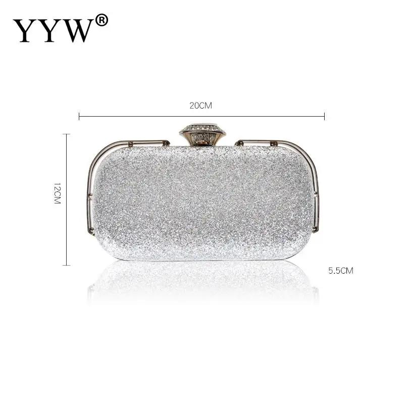 

YYW Sequined Clutches For Women Elegant Wedding Clutch Female Evening Handbag Wallet Purse Laies Rhinestones Sac Main Femme
