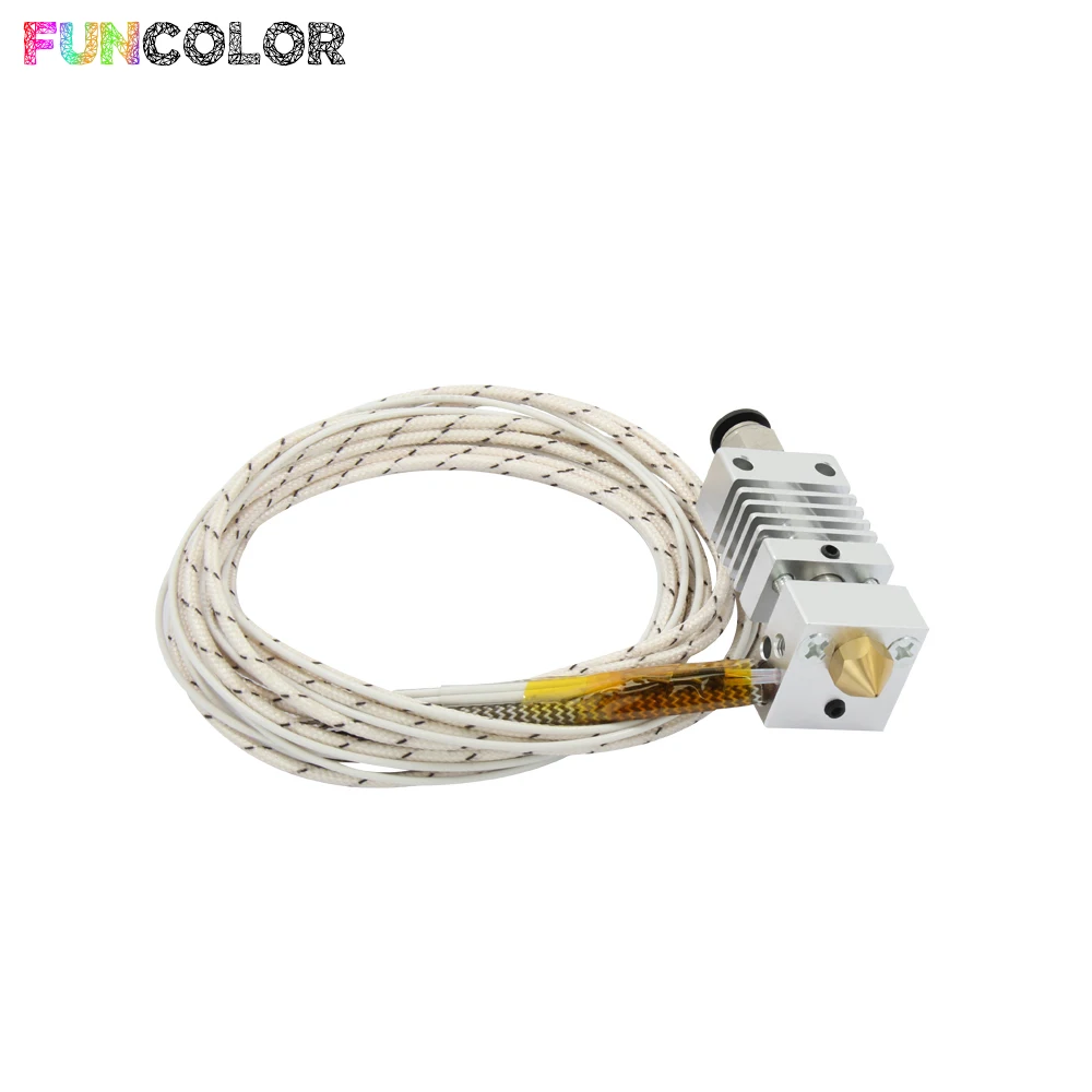 Funcolor CR10 Hotend J-Head 12V50W/24V50W экструдер Bowden в комплекте с кабелем для 3D-принтеры