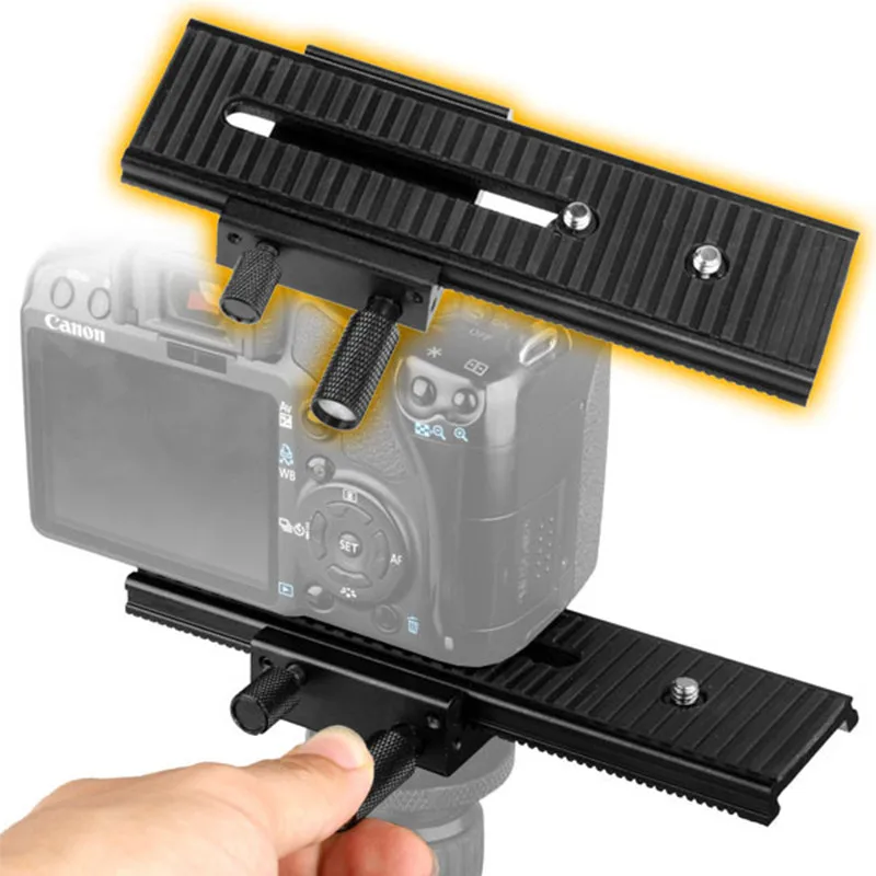NEW High Quality 2 Way FOTOMATE LP-01 Macro Focusing Rail Slider For Can&ampn Nik&ampn S&ampny Pentax DSLR 1/4&quot Screw Movable |