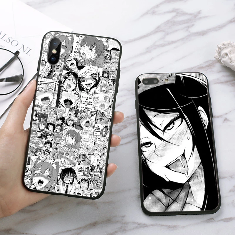 Аниме девушка мультфильм Япония Coque силиконовый чехол для iPhone 5 5S 6 6S Plus 7 8 11 Pro X XS Max XR