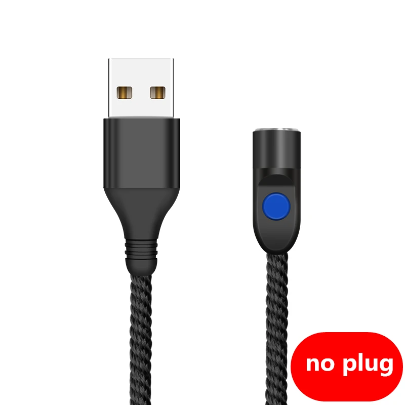KingFriend Магнитный Кабель Micro-Usb для быстрой зарядки Тип usb C кабель магнит Зарядное устройство для передачи данных кабель для зарядки Usb шнур для samsung Xiaomi - Цвет: only Cable