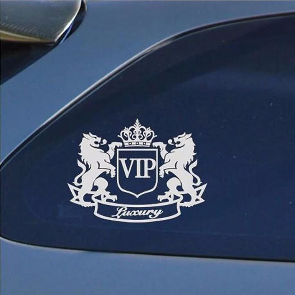 1 шт. 14*11 см 2017 новый стиль автомобильные наклейки VIP Лев отражающий винил