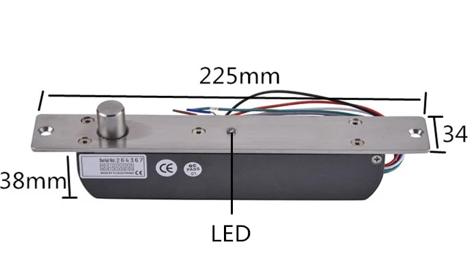 Сбой Secure низкая Температура сильно Электрический Болт с сигнала и время открытым