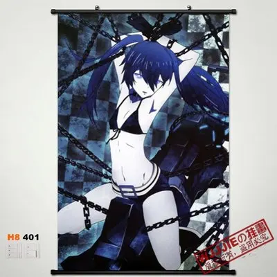 Home Decor японского аниме плакат прокрутки BLACK ROCK SHOOTER BRS